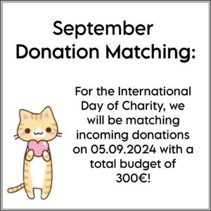 September Donation Matching