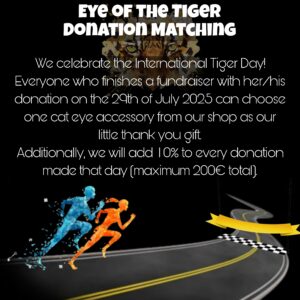 On international Tiger day, we have added 30% to every donation
